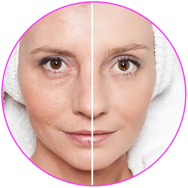 Before and After Skincare Comparison