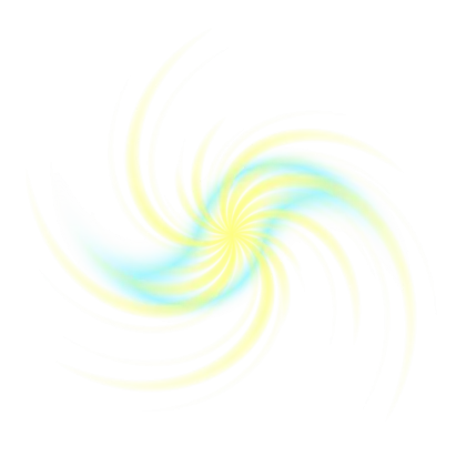 Yellow and Blue Swirl Illustration