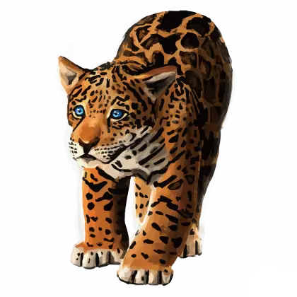 Spotted Leopard in Jungle