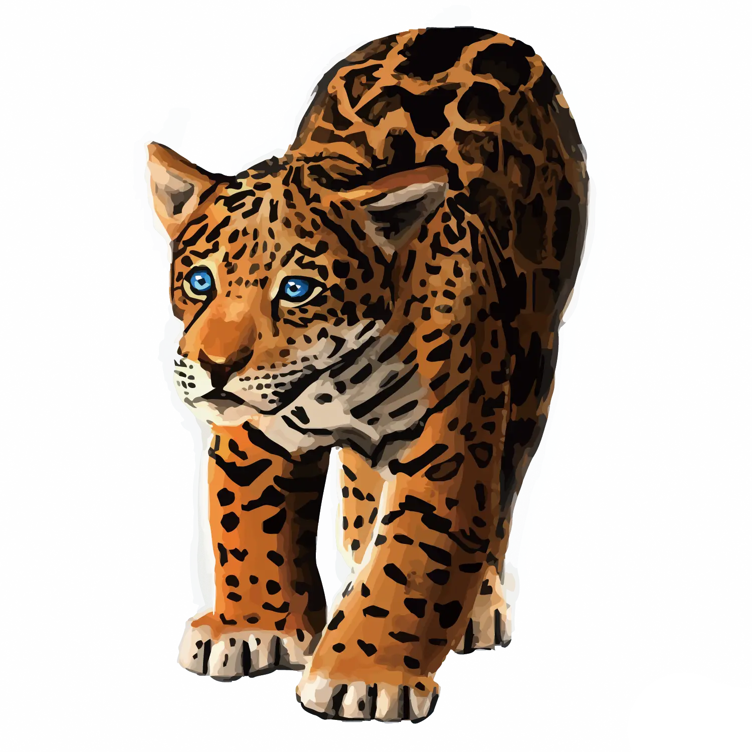 Spotted Leopard in Jungle