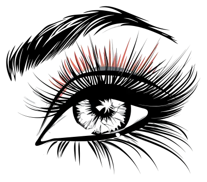Artistic Eye Closeup Illustration