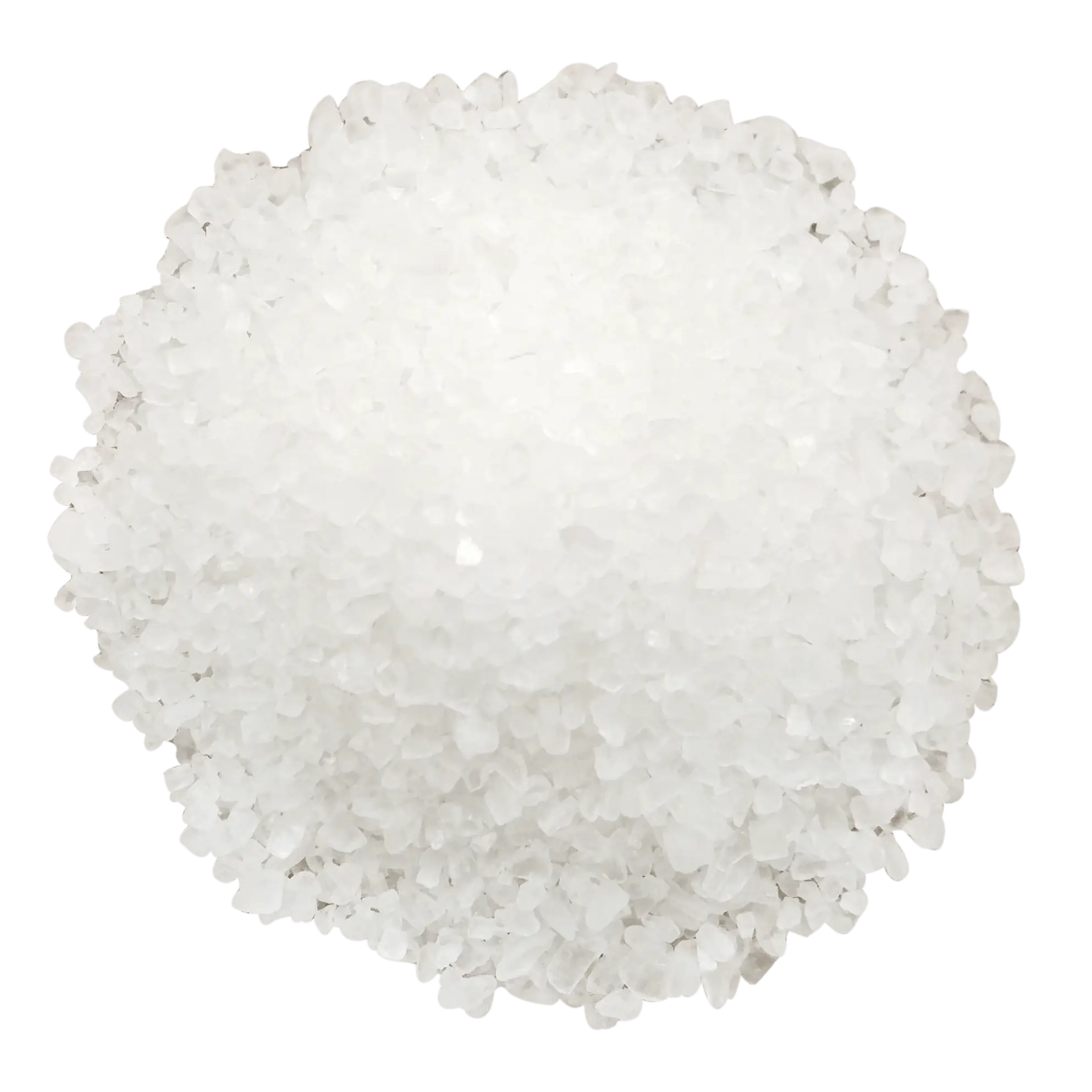 Loose White Salt Granules for Cooking