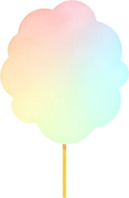 Colorful Cotton Candy