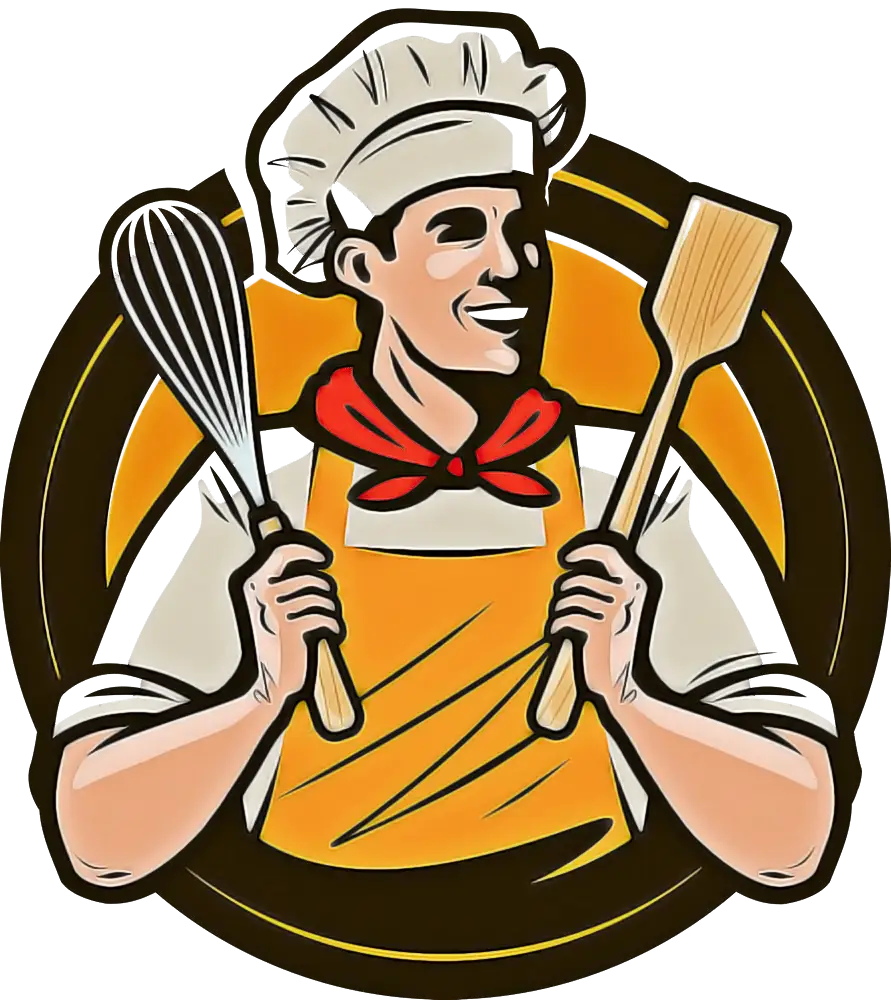 Chef Holding Cooking Utensils