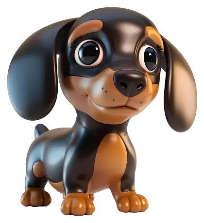Cute Cartoon Dog