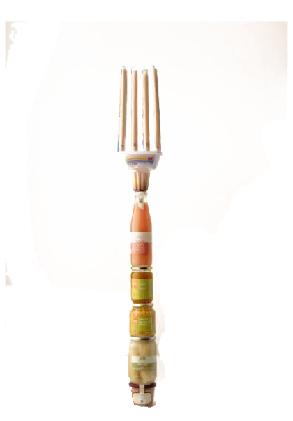 Colorful Artistic Fork