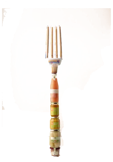 Colorful Artistic Fork