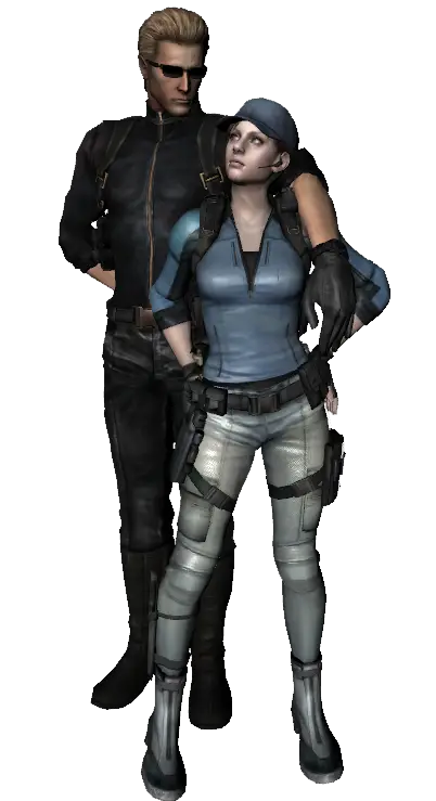 Game Characters in Action Pose