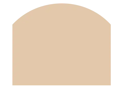 Beige Abstract Shape