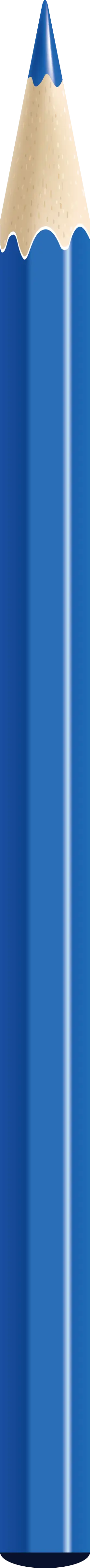 Blue Pencil Illustration