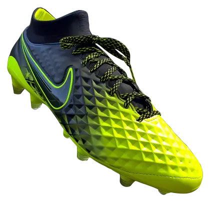 Yellow and Black Soccer Cleat for Sports