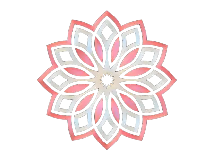 Pastel Floral Mandala Illustration