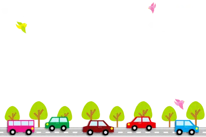 Colorful Cars on Road