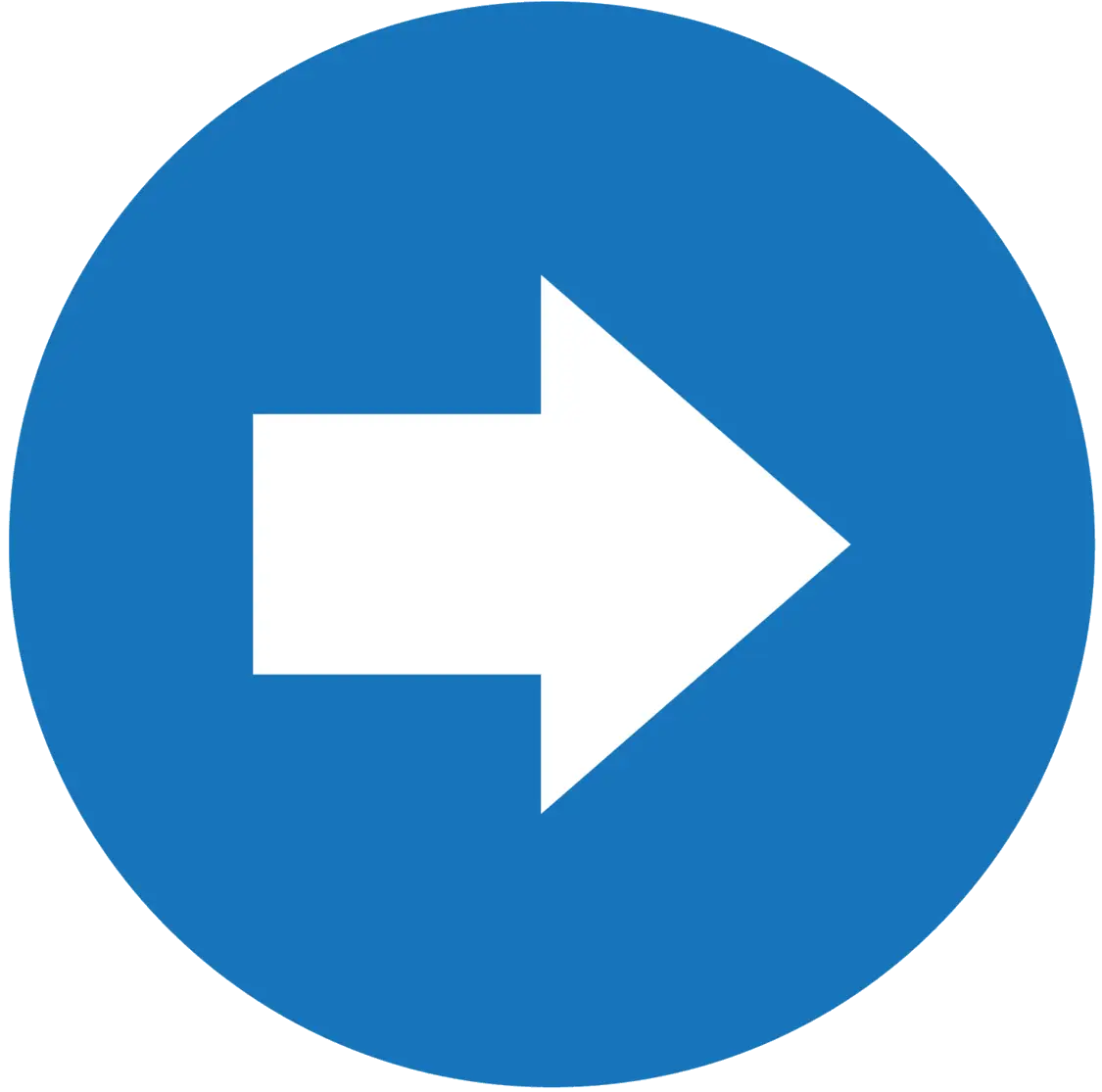 Blue Right Arrow