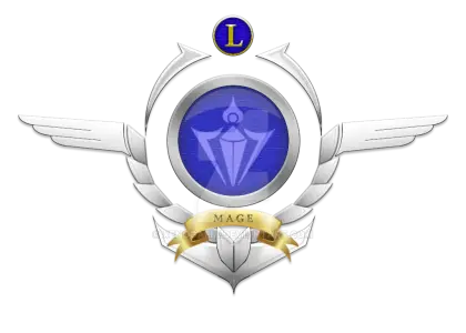 Mage Emblem with Wings