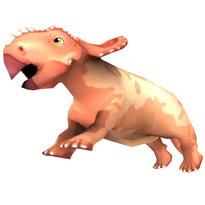 Cartoon Prehistoric Animal with Playful Look