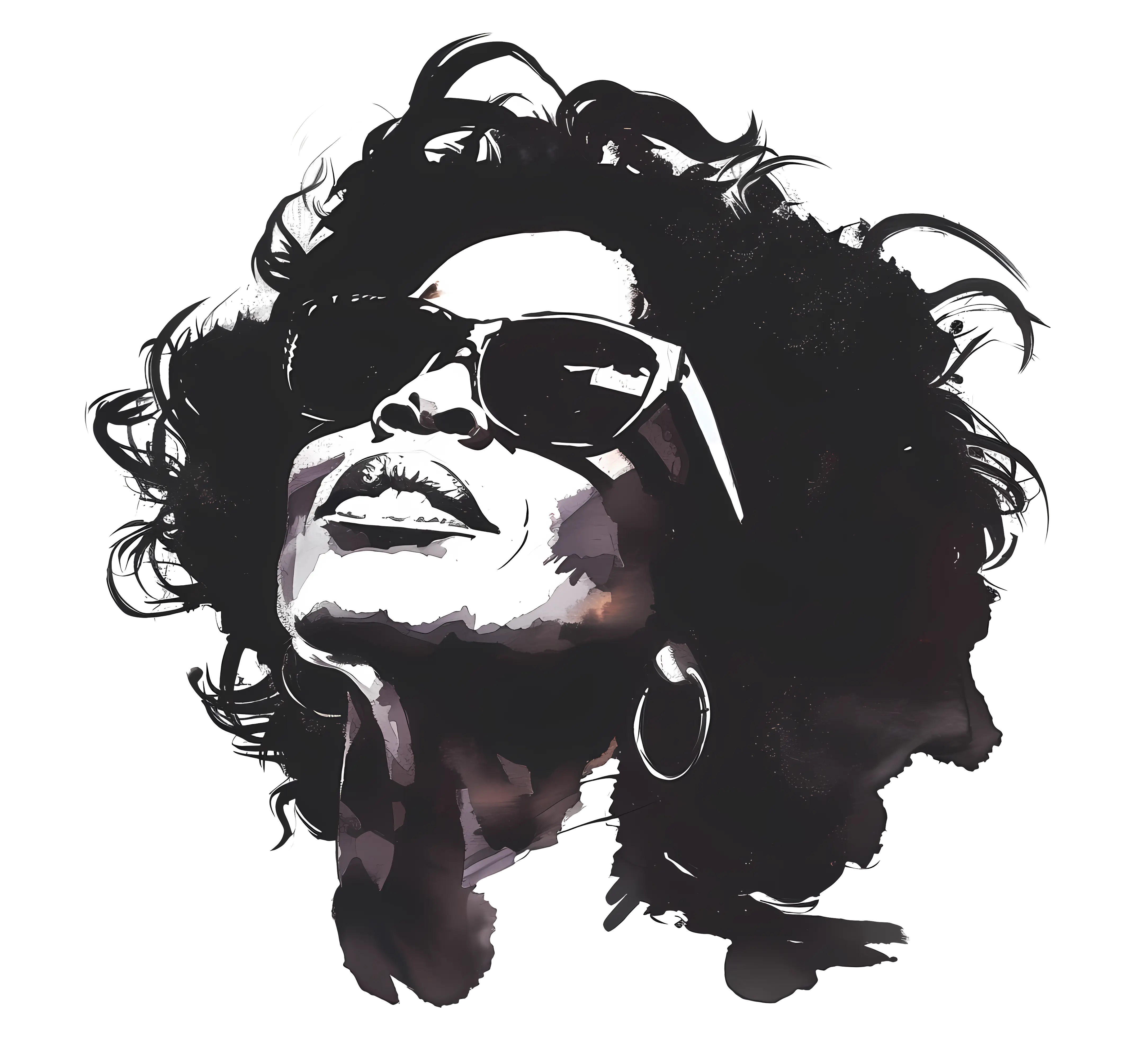 Stylish Woman in Sunglasses