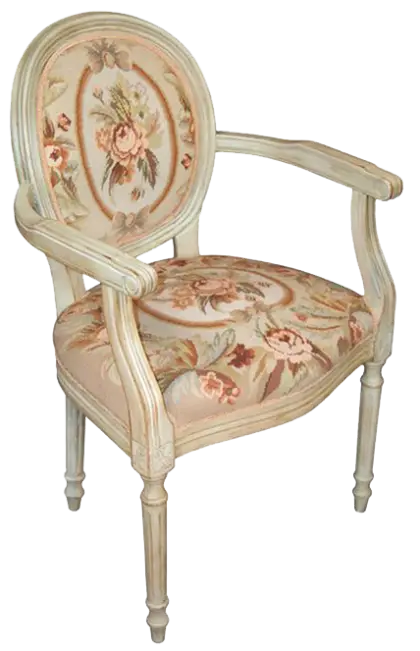Vintage Floral Armchair