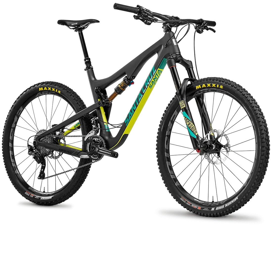 Gray and Green Contemporary Mountain Bike