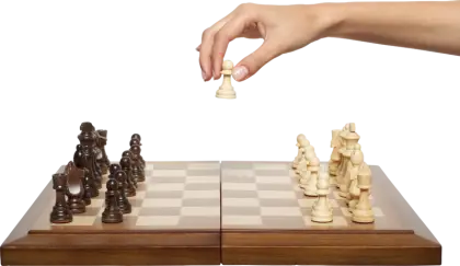 Chess Game and Strategy Illustration