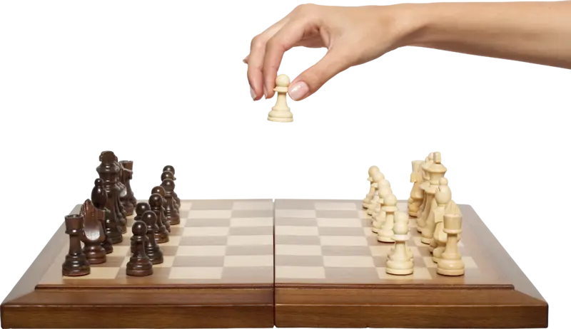 Chess Game and Strategy Illustration
