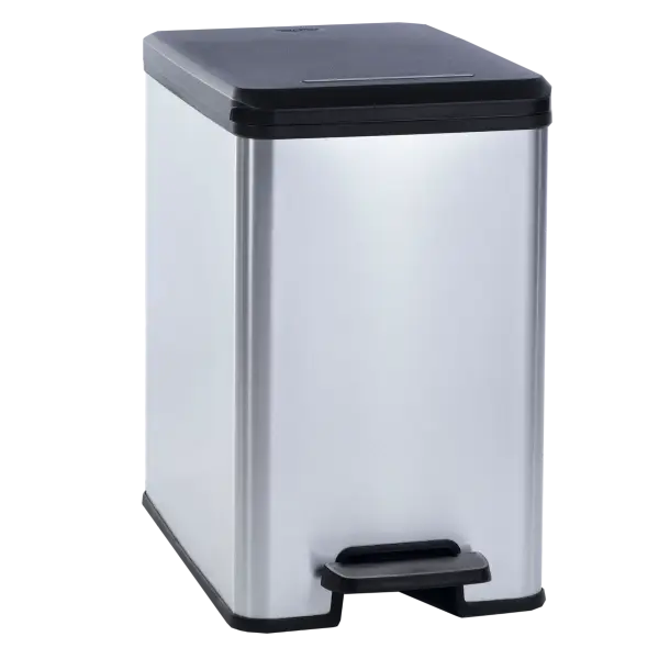 Stainless Steel Trash Can with Step Pedal