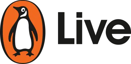 Orange Penguin Live Logo