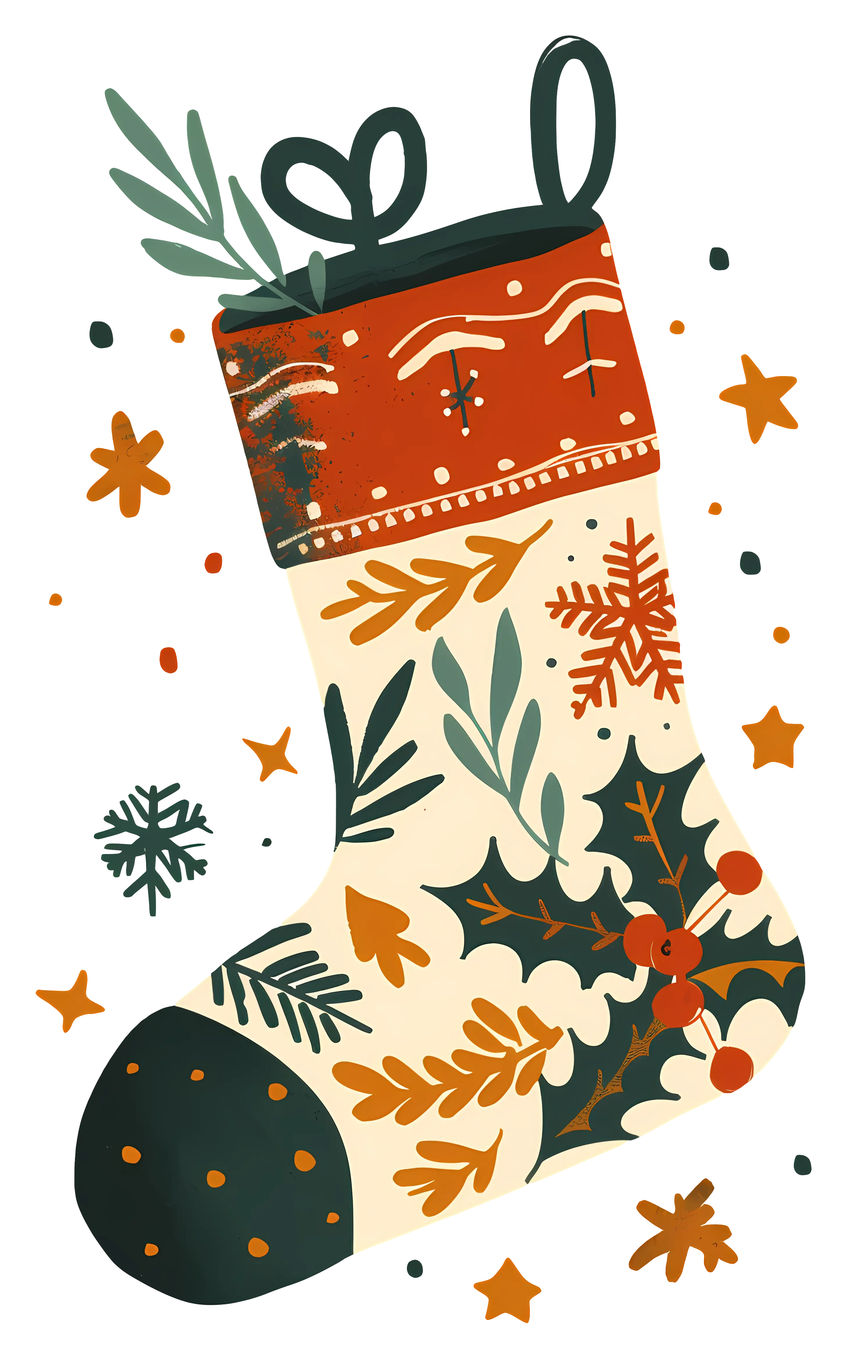 Festive Christmas Stocking