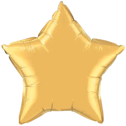 Gold Star Balloon for Celebrations