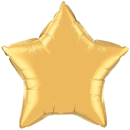 Gold Star Balloon for Celebrations
