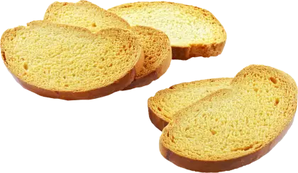Golden Brown Rusk Slices