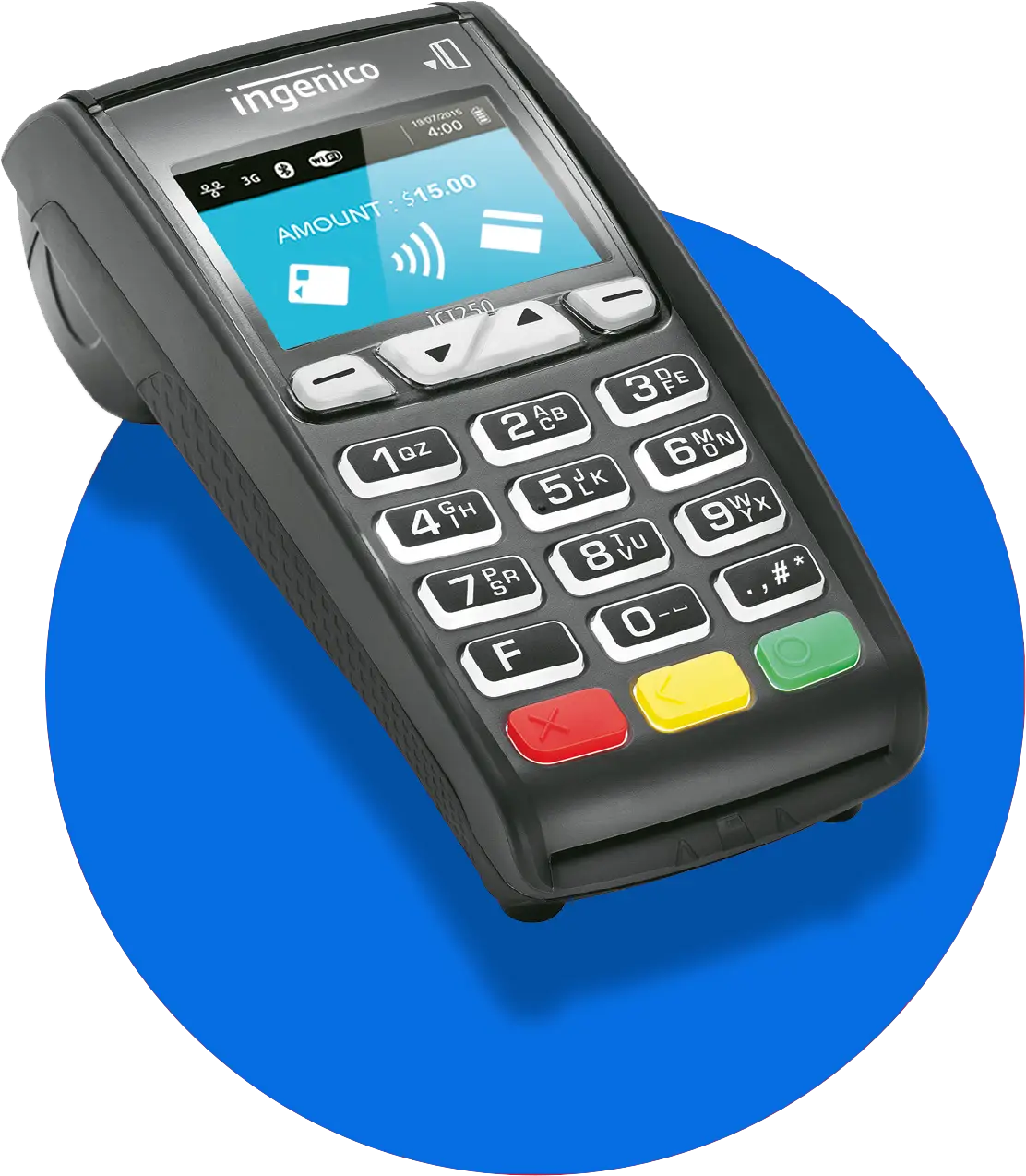 Modern POS Payment Terminal Device
