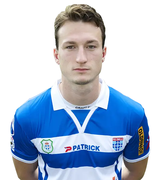 Soccer Player in Blue Jersey