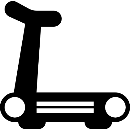 Scooter Icon Design in Minimalist Style