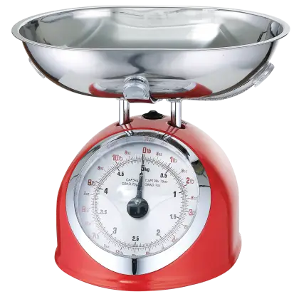 Red Kitchen Scale