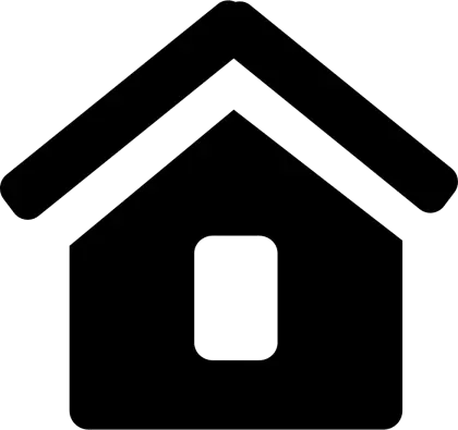 Simple Black House Icon