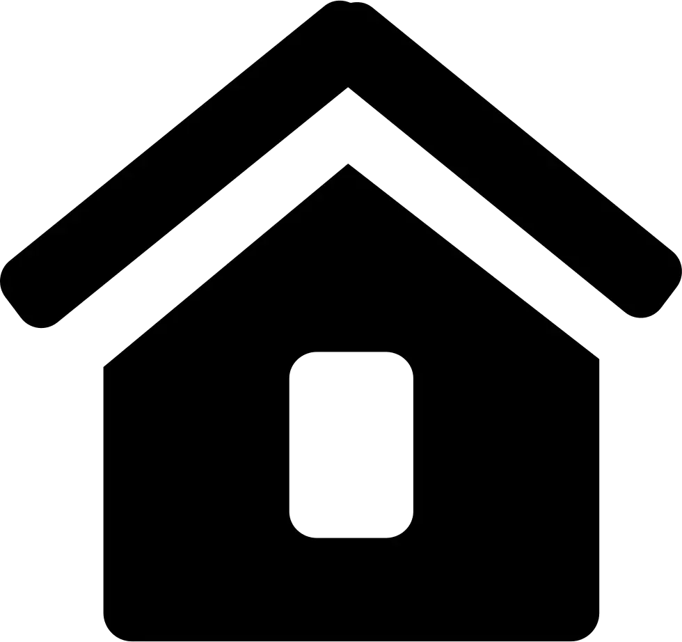 Simple Black House Icon