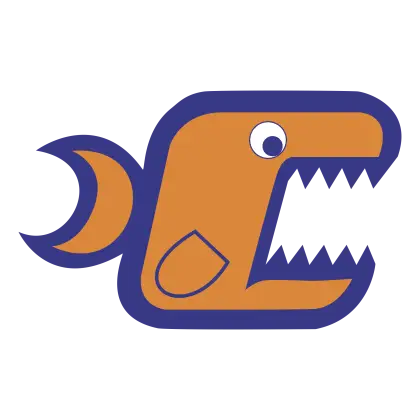 Cute Orange Fish Cartoon