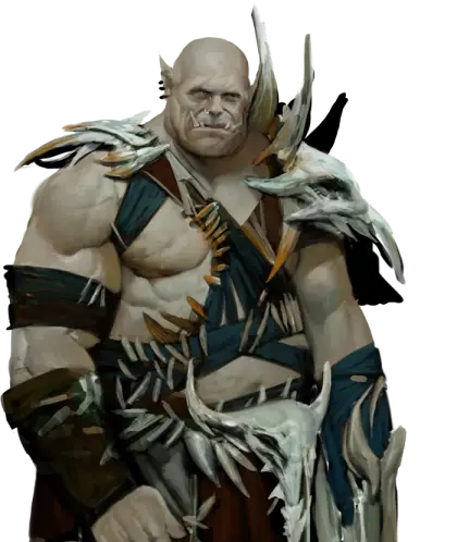 Orc Warrior Illustration