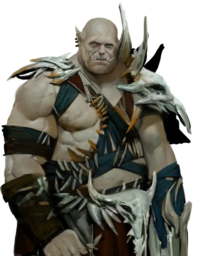 Orc Warrior Illustration