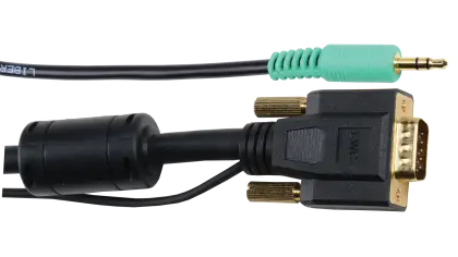 VGA Cable with Audio Jack Connector