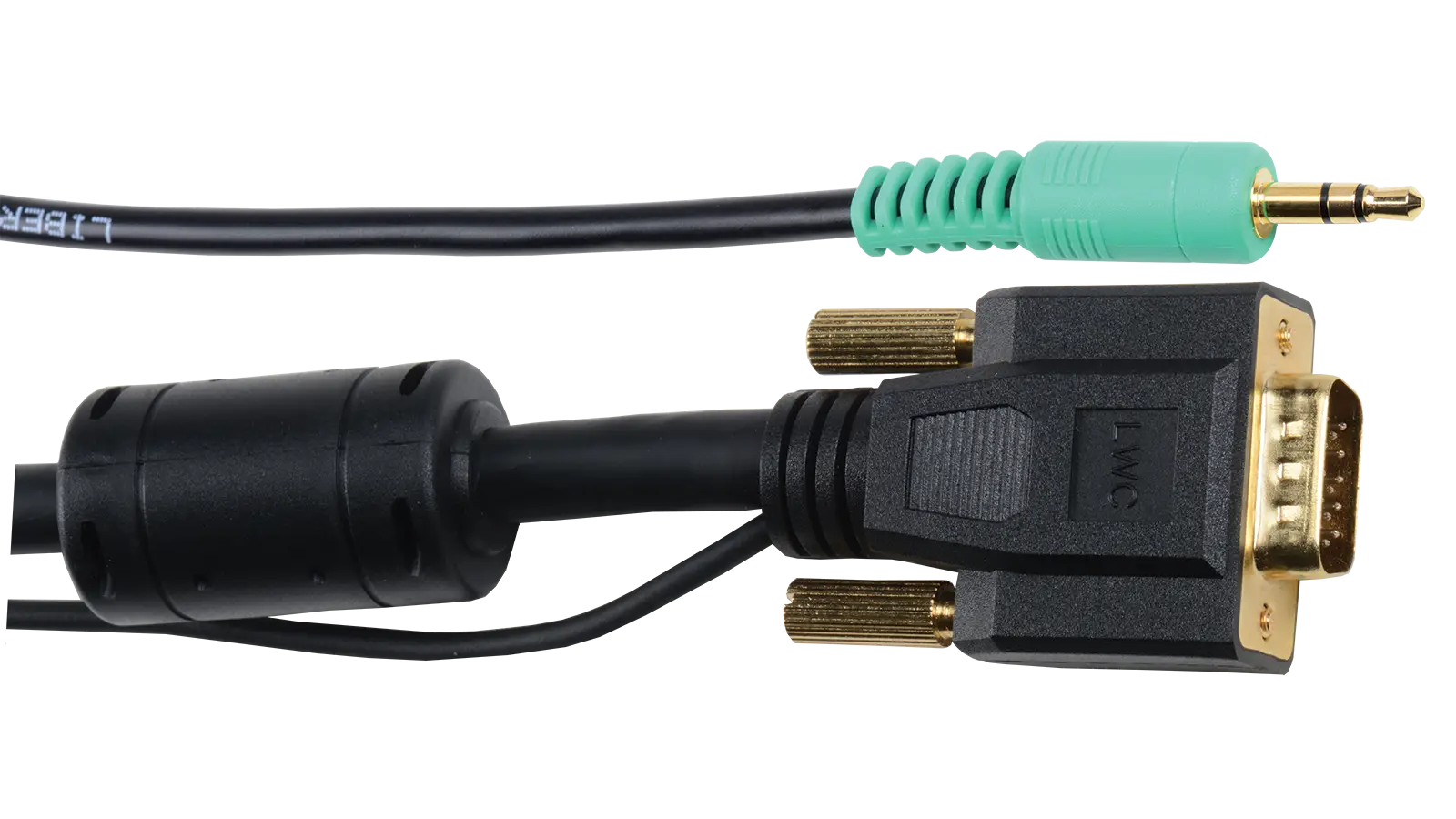 VGA Cable with Audio Jack Connector