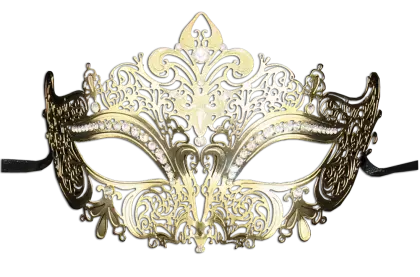 Elegant Gold Masquerade Mask