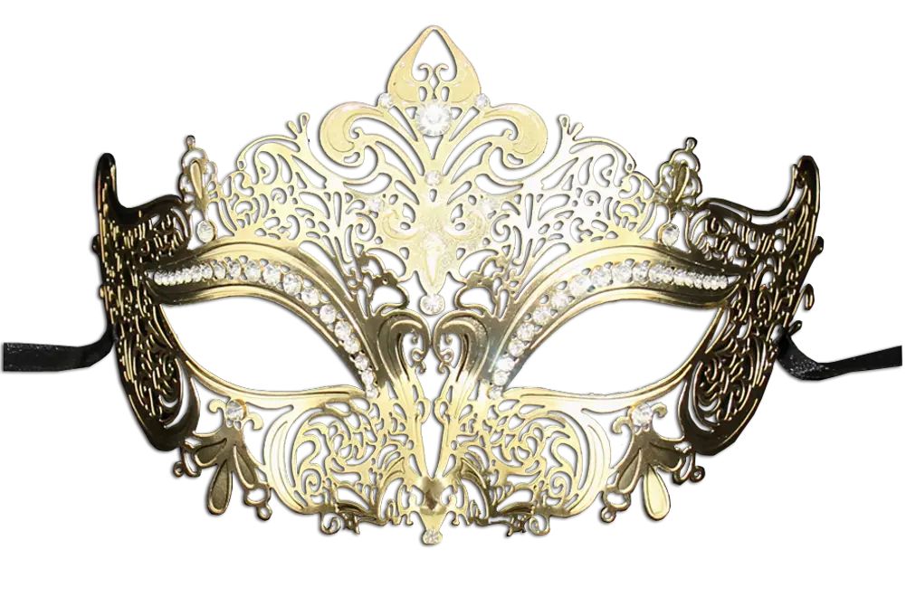 Elegant Gold Masquerade Mask