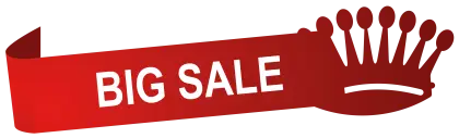 Promotional Red Sale Ribbon