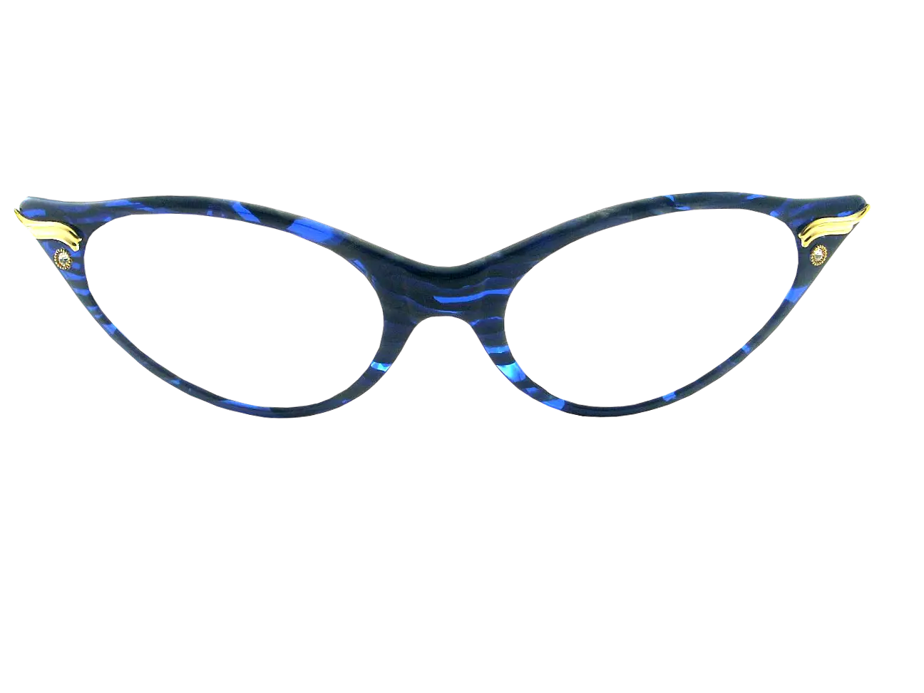 Blue Cat Eye Glasses for Style
