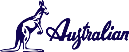 Kangaroo Logo with Australian Text