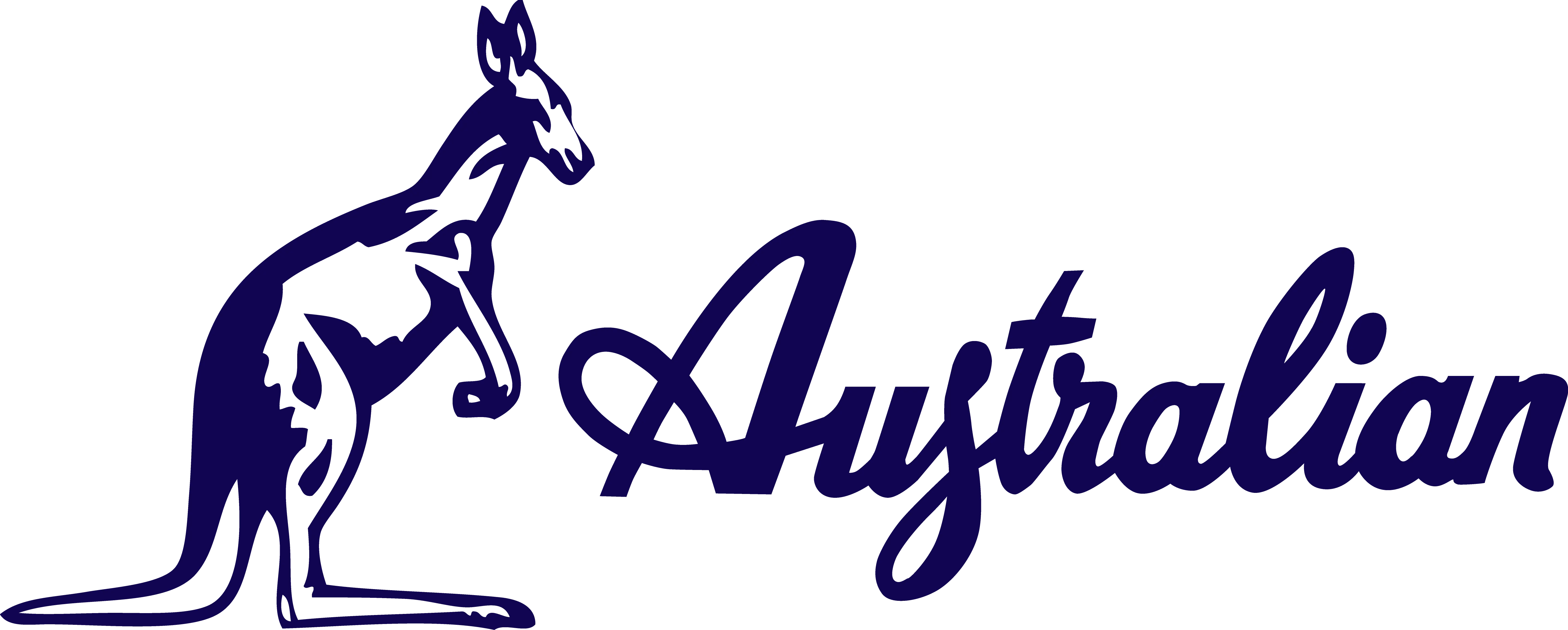Kangaroo Logo with Australian Text