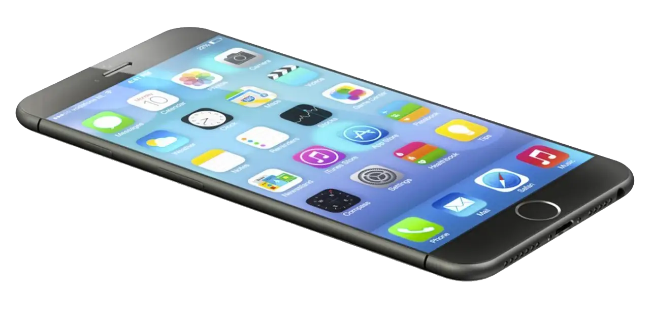 Smartphone Displaying App Icons