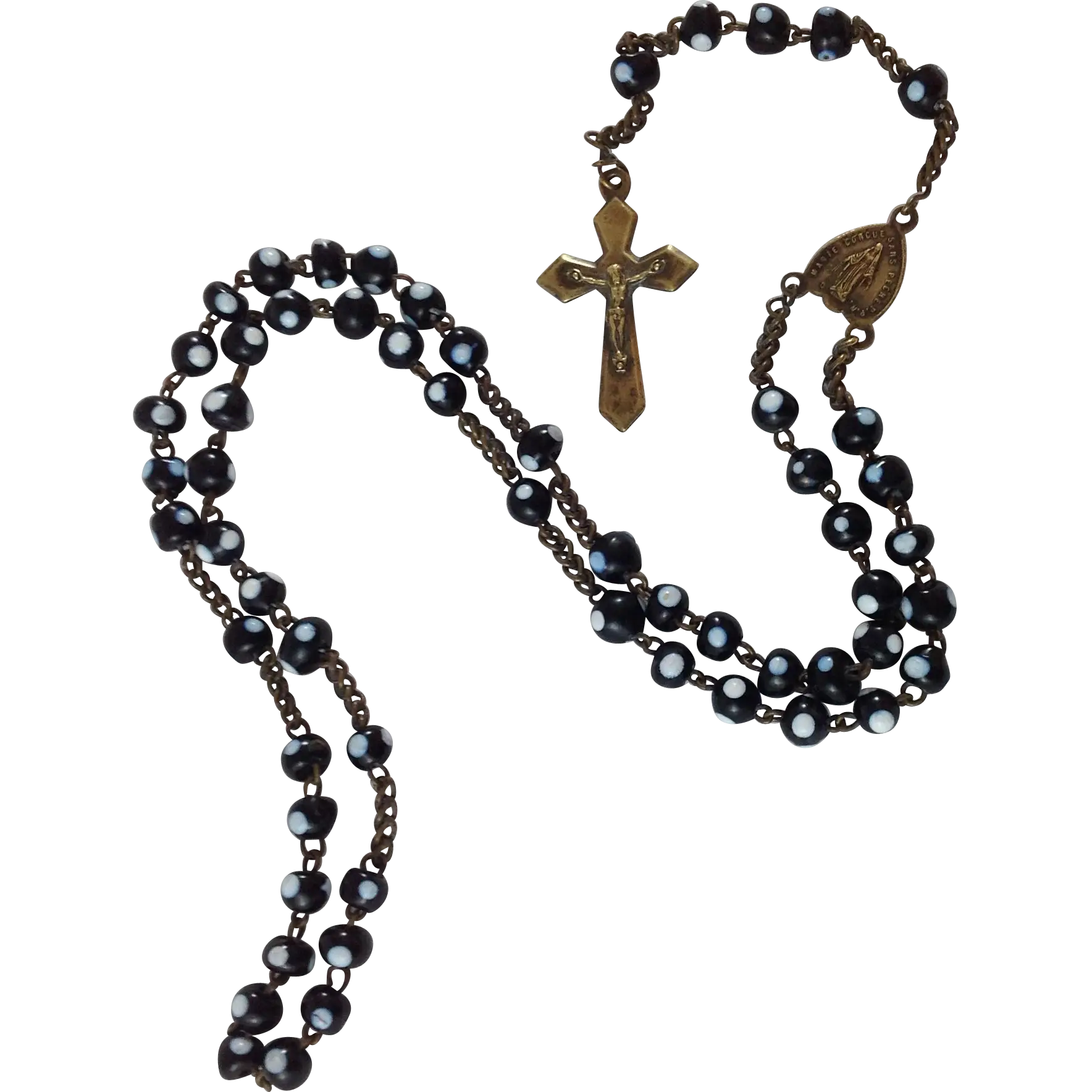 Rosary with Beads and Cross